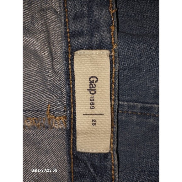 GAP Women's Size 25 Faux Wrap Denim Skirt - Picture 4 of 7